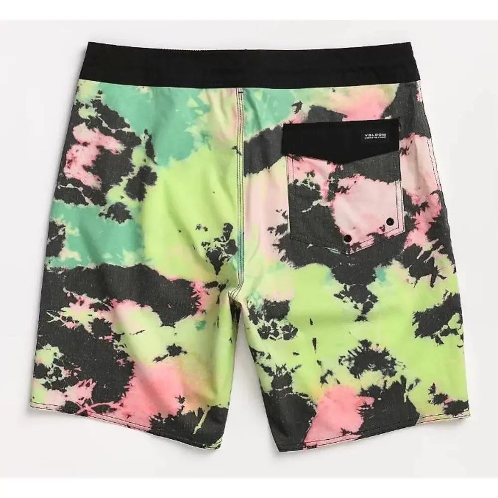 Volcom Boys Bolinas Stoney Tie Dye Board Shorts Boys Size 18 (29)